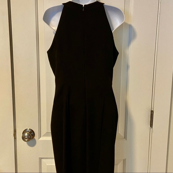 Eliza J Tiffany-inspired Sheath Dress Black Pearls Size 8 - Picture 4 of 7